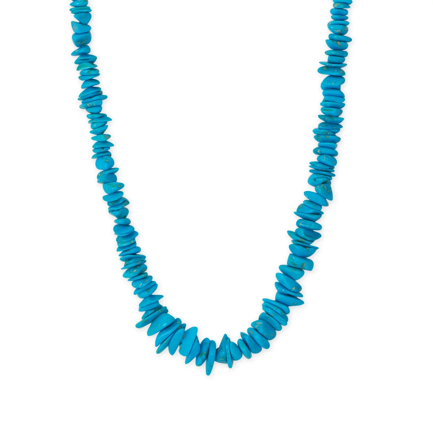 Turquoise Chip Necklace