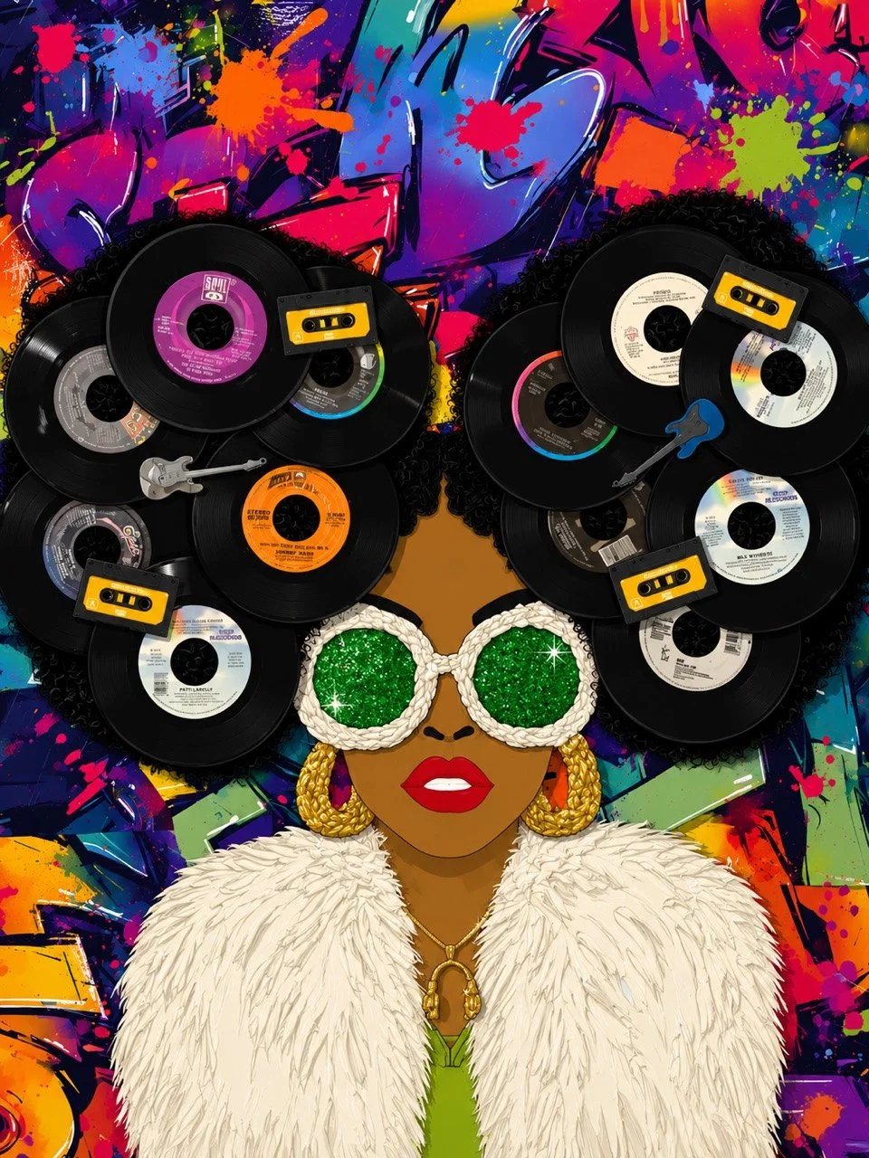 Queen Of Soul R&B Print