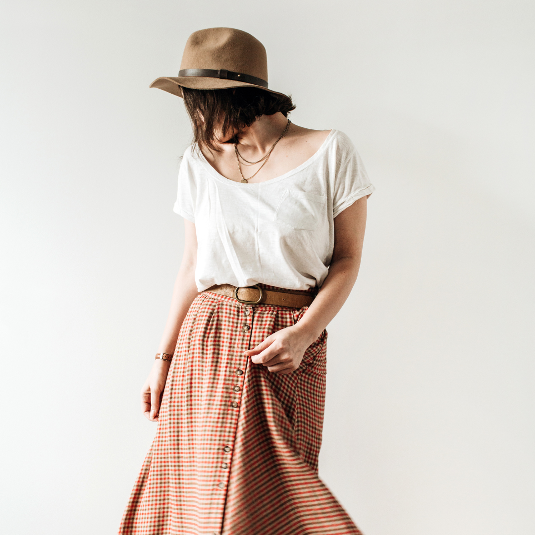 Confident woman mid-40s