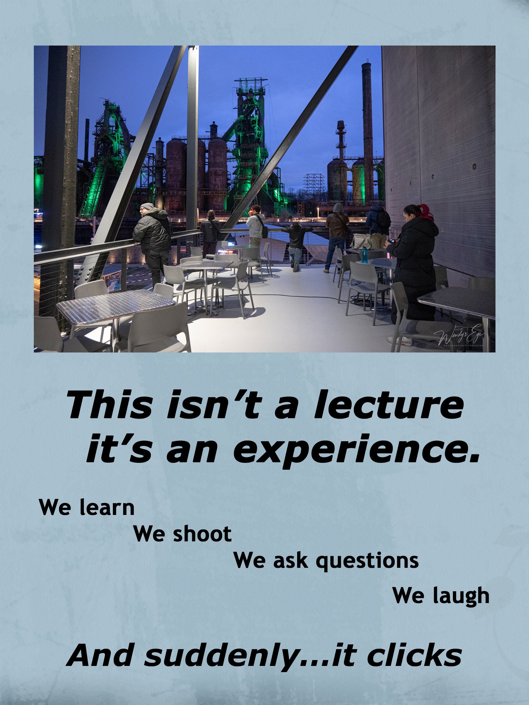 AUG 31 - Photography Basics Bootcamp: Creative Lens 101 (F)