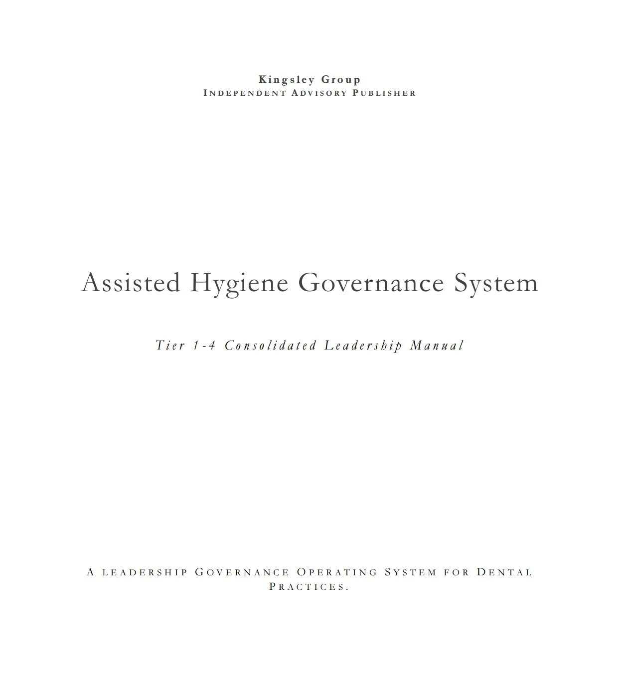 Complete Assisted Hygiene Governance System