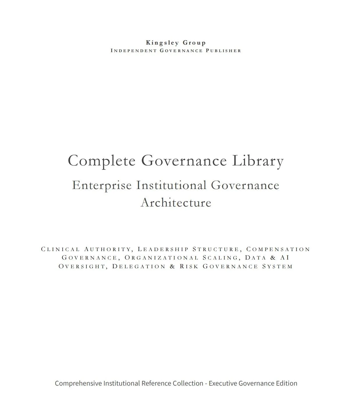 Complete Governance Library