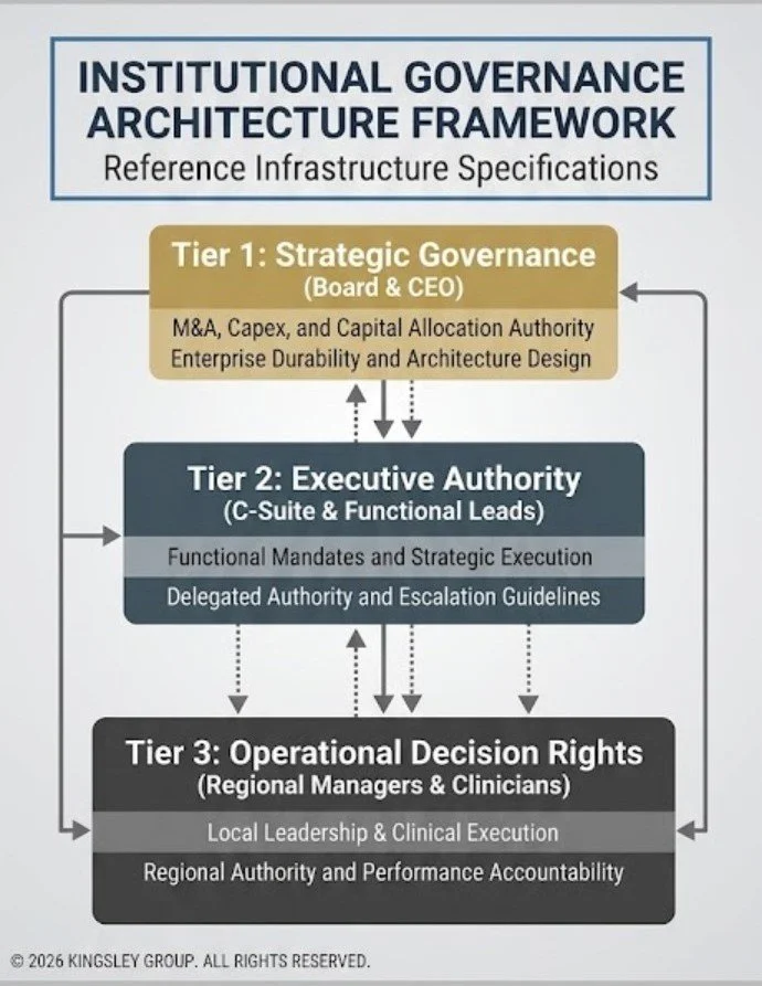 institutional governance architecture framework for dental organizations