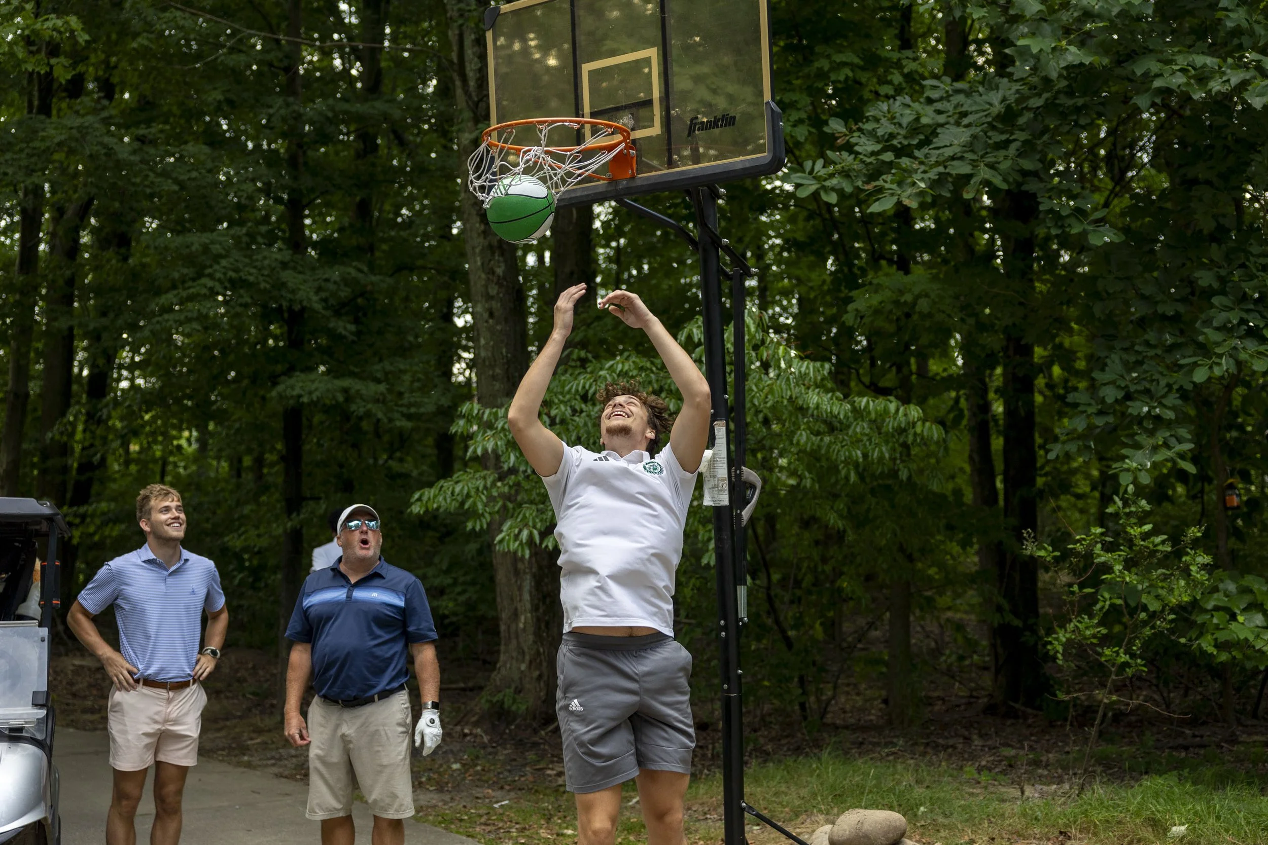 Members of Ohio University Men's Basketball Team