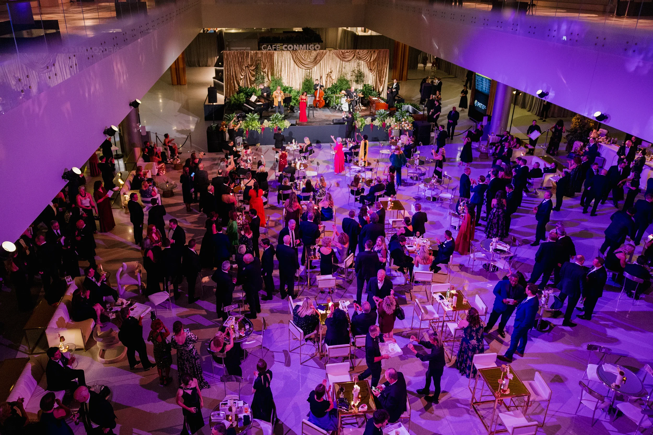 Attendees of the Pittsburgh International Airport Gala