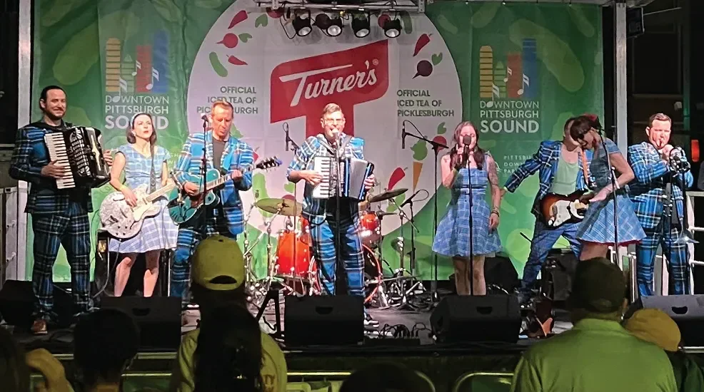 Stage sponsored by Turner's Dairy - Picklesburgh