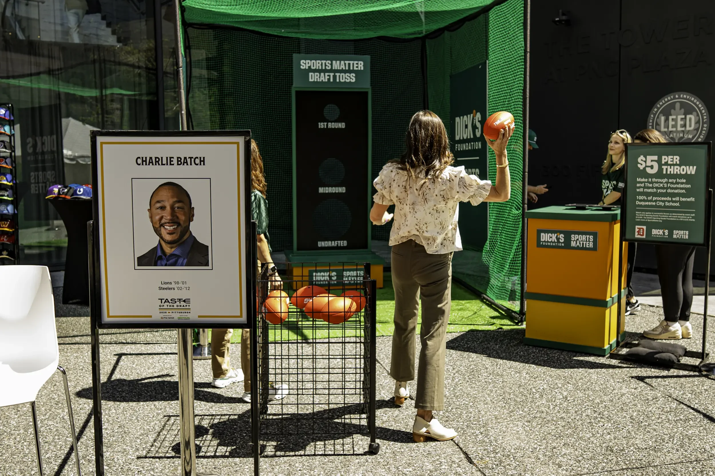 Dicks Sporting Goods Draft Toss
