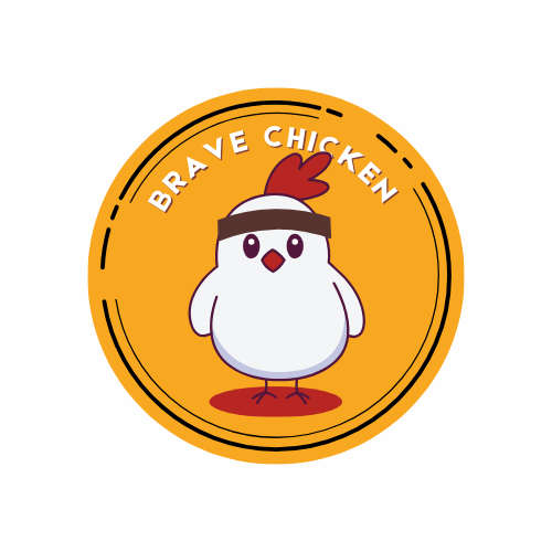 Brave Chicken Sticker