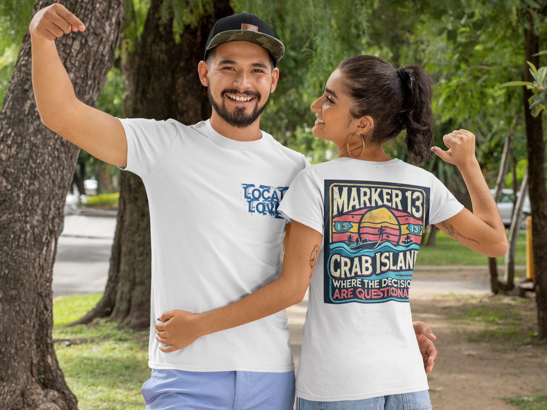 Marker 13 Crab Island, Destin, Florida Apparel that gives back.