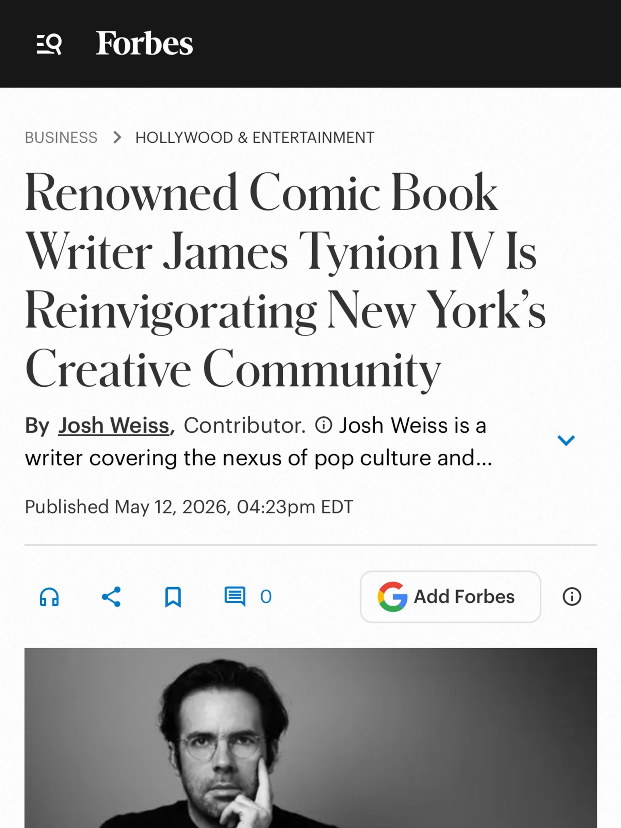 @bodegacomix and @bkexpocomics was featured by @joshuahweiss for @forbes! Read up on our vision for creating a more sustainable future for NYC-based cartoonists, and what&rsquo;s in store for BEC Year 1.