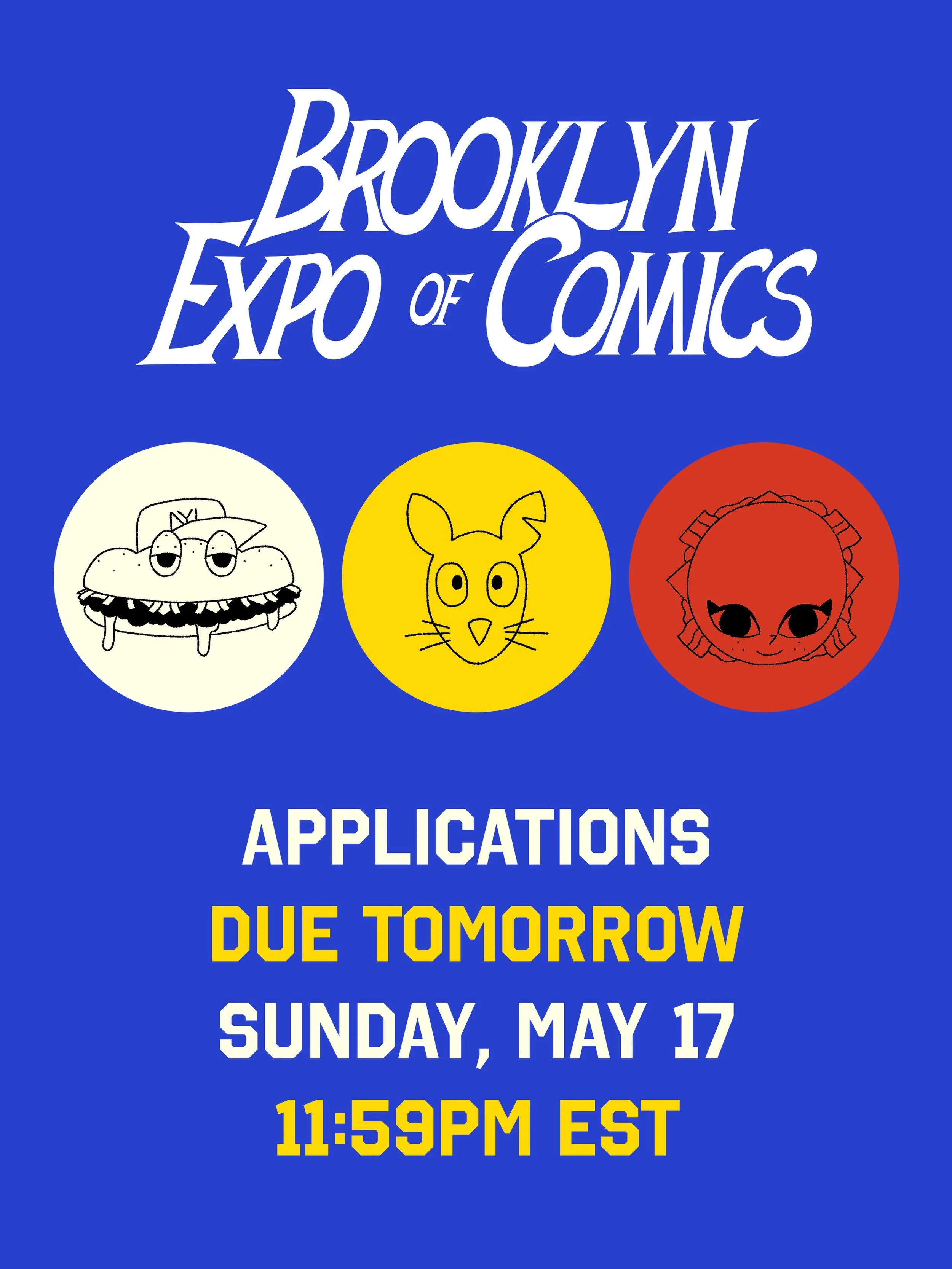 BEC Applications are due TOMORROW, Sunday, May 17th, 11:59PM EST! Link in bio for the application form.

Got questions about the application? Check out our website&rsquo;s FAQ for your answers, or reach out to hello@bodegacomics.org