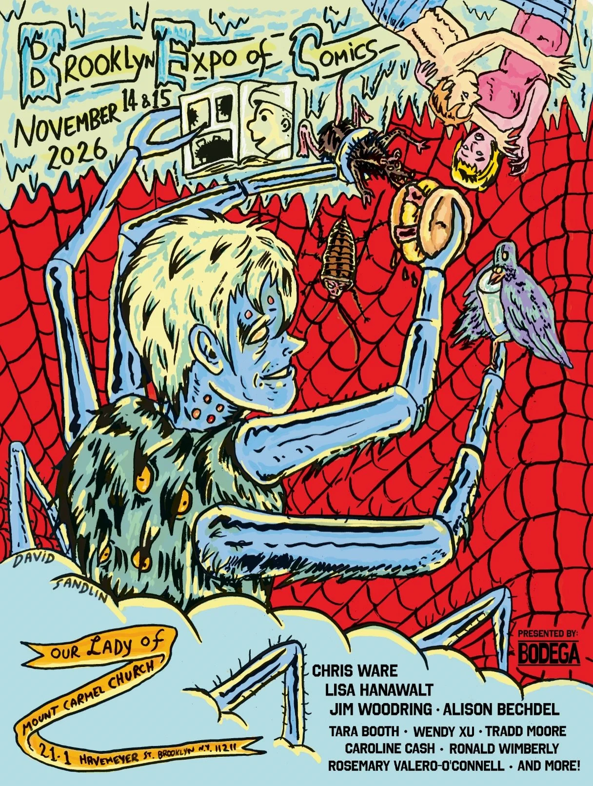 We&rsquo;re excited to reveal BEC&rsquo;s 1st poster, created by David Sandlin (@david_sandlin)!

On David&rsquo;s process behind his piece: &ldquo;I started with an image from one of my own comics (Belfaust, upcoming Episode 15), and I worked with C