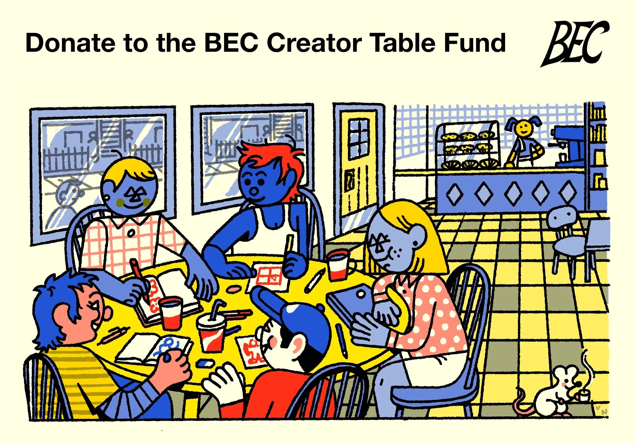 Howdy folks! While we prepare to send exhibitor acceptances soon, we wanted to remind you all of our Creator Table Fund: in line with our commitment to make our event as accessible as possible, this fund will provide direct aid to any exhibitors that