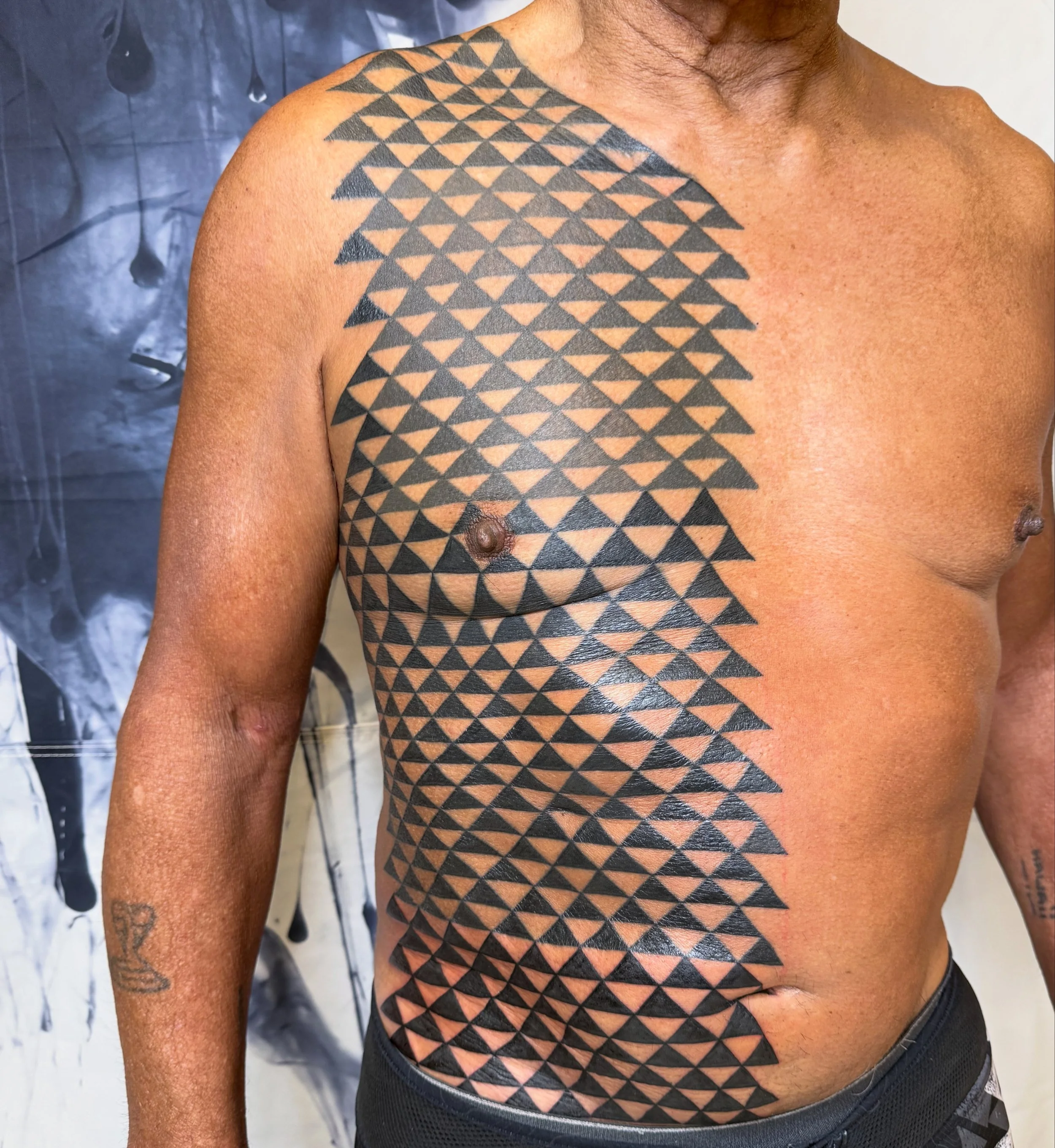 Polynesian Design Half Chest Monarch Tattoo Hawaii.jpg