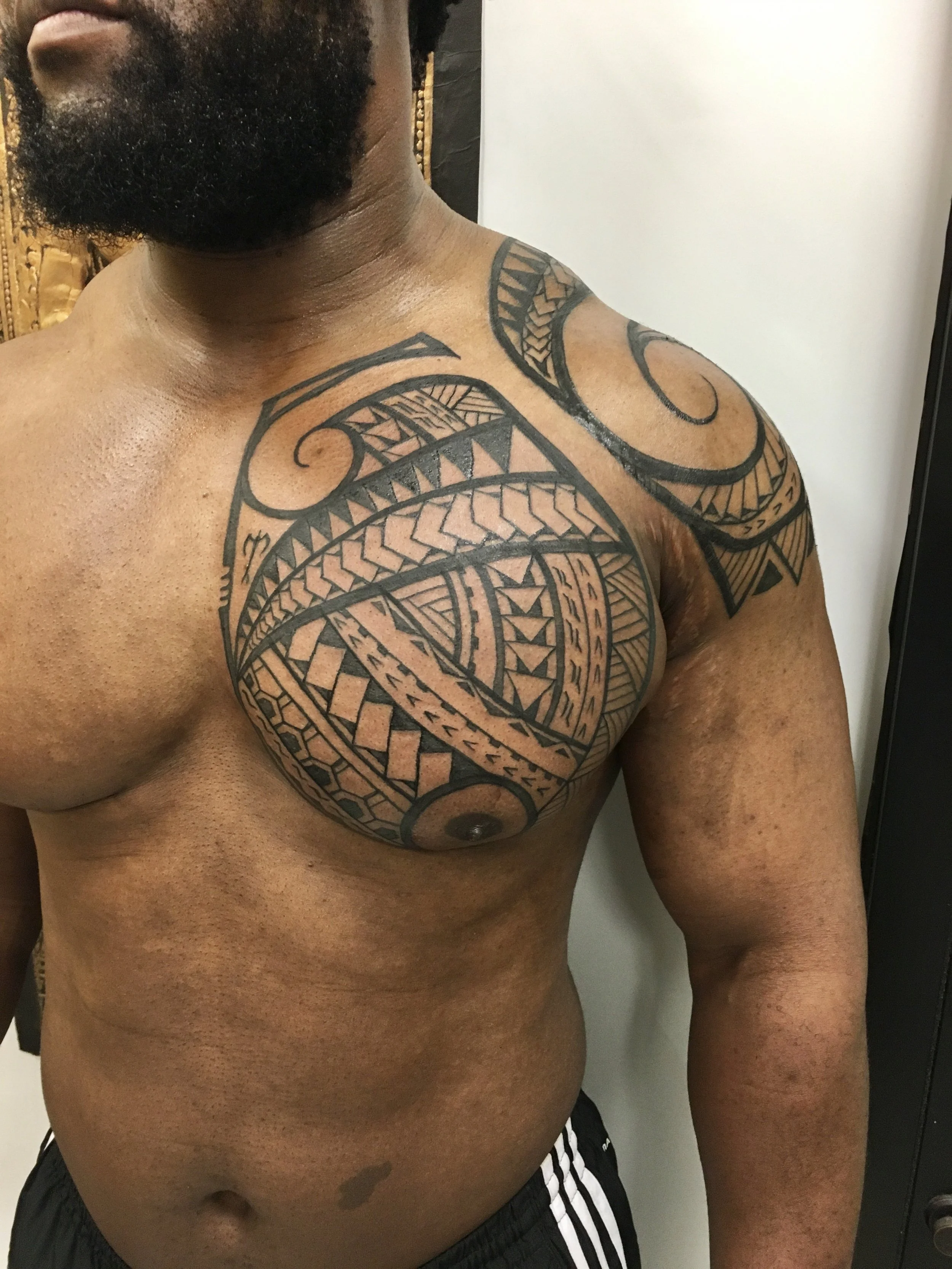 Chest Shoulder Polynesian Monarch Tattoo Hawaii.jpeg