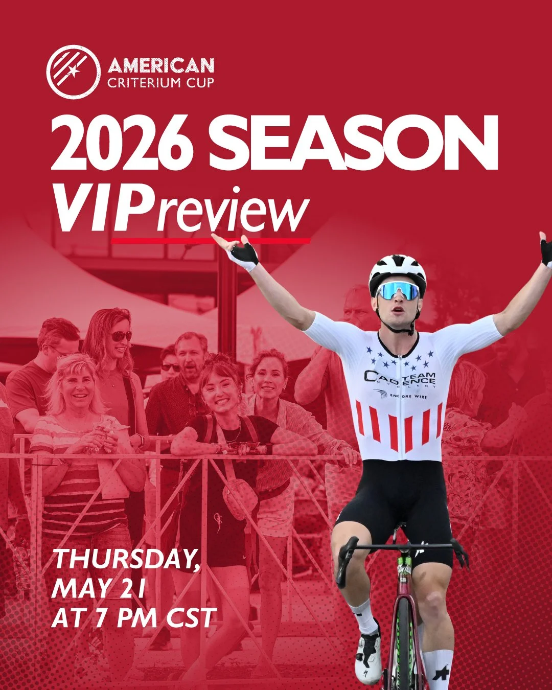 Join us Thursday, May 21 at 7 PM for the ACC 2026 Season VIPreview, a virtual meet-up with race directors from all six events and riders from across the community. It&rsquo;s your chance to hear what&rsquo;s coming this summer and ask questions. 🚴


