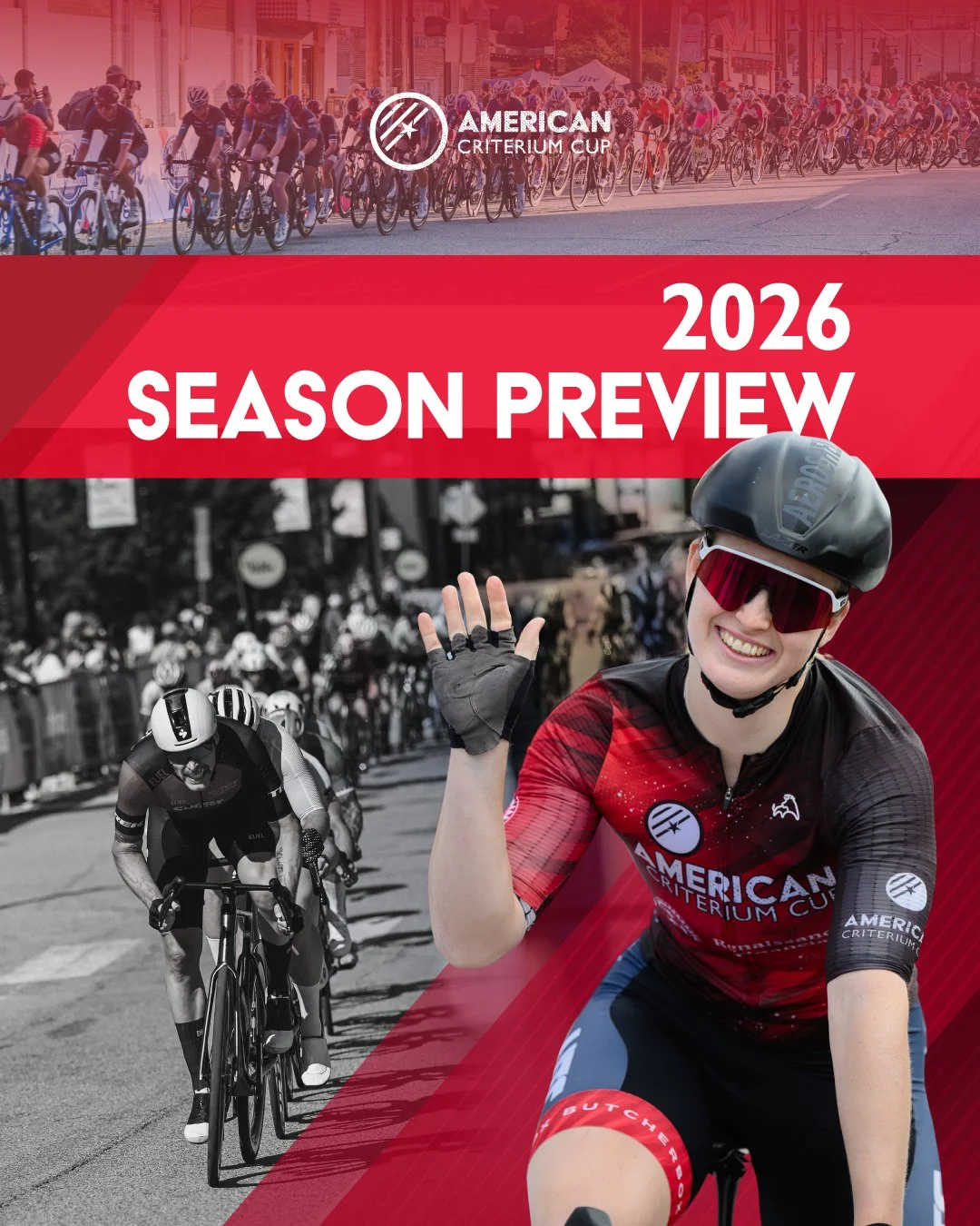 The countdown to the 2026 American Criterium Cup is on. 🏁⏰

Before the first whistle blows in Tulsa, dive into our complete ACC Season Preview featuring race-by-race breakdowns, riders and teams to watch, major storylines, Junior Series info, and a 