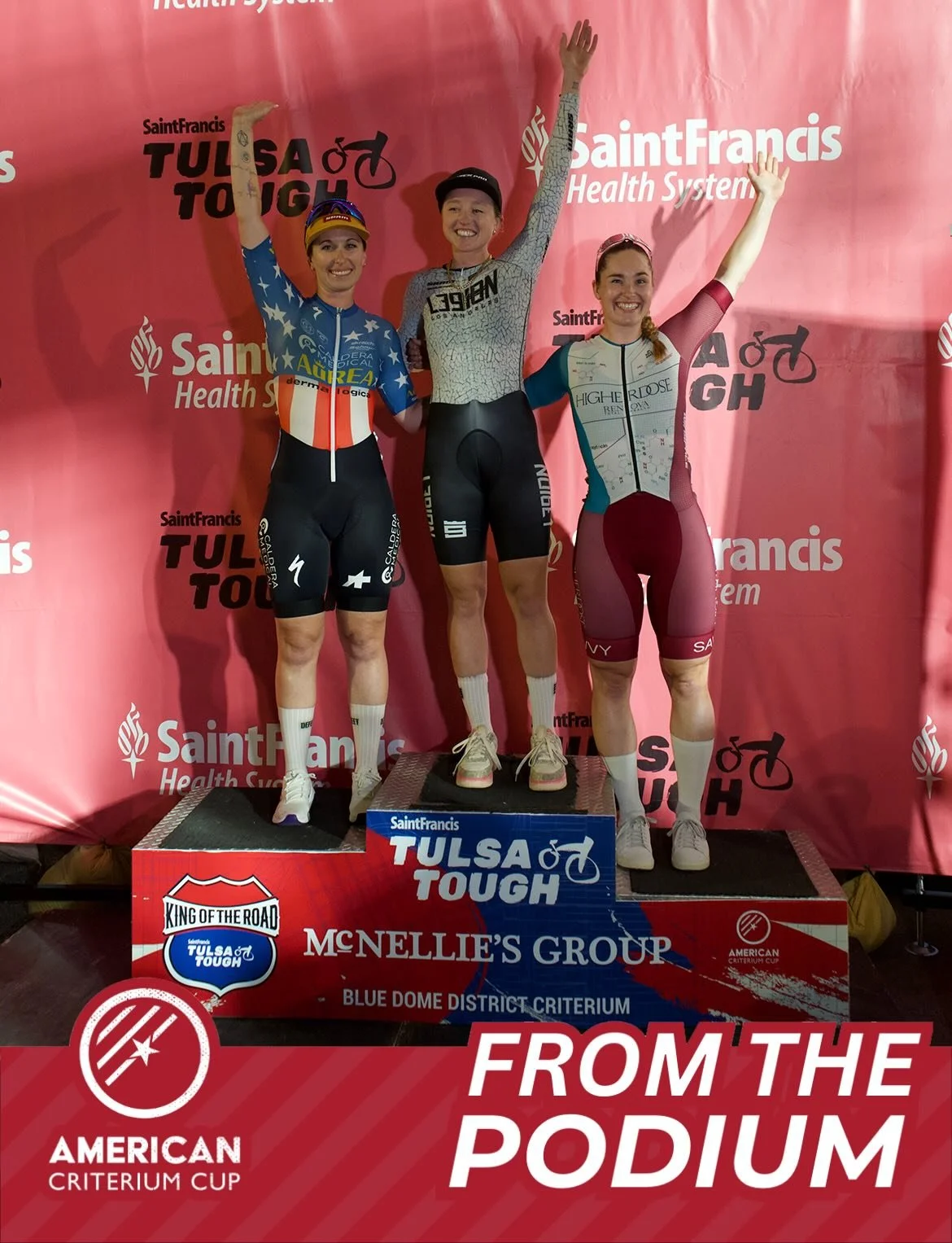 After @tulsa_tough&rsquo;s McNellie&rsquo;s Blue Dome Criterium @sky_schneider_ (@l39ion.la) took first place ahead of @kendall_ryan92 (@calderamedical_aurearacing) and @aline.seitz (@higherdoserenovacycling) 🏆

Schneider now leads the @americancrit
