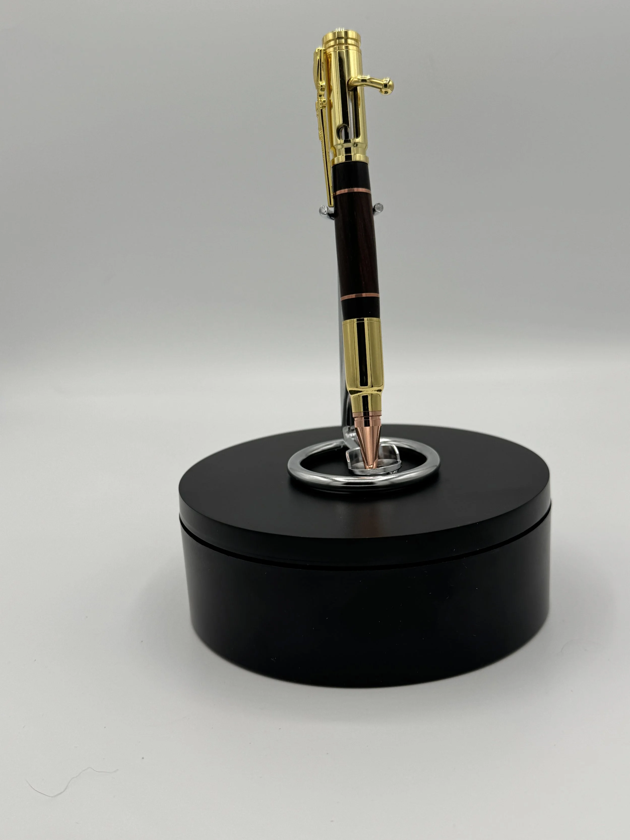 Exotic Wood Bolt Action Rifle Pen in Brass