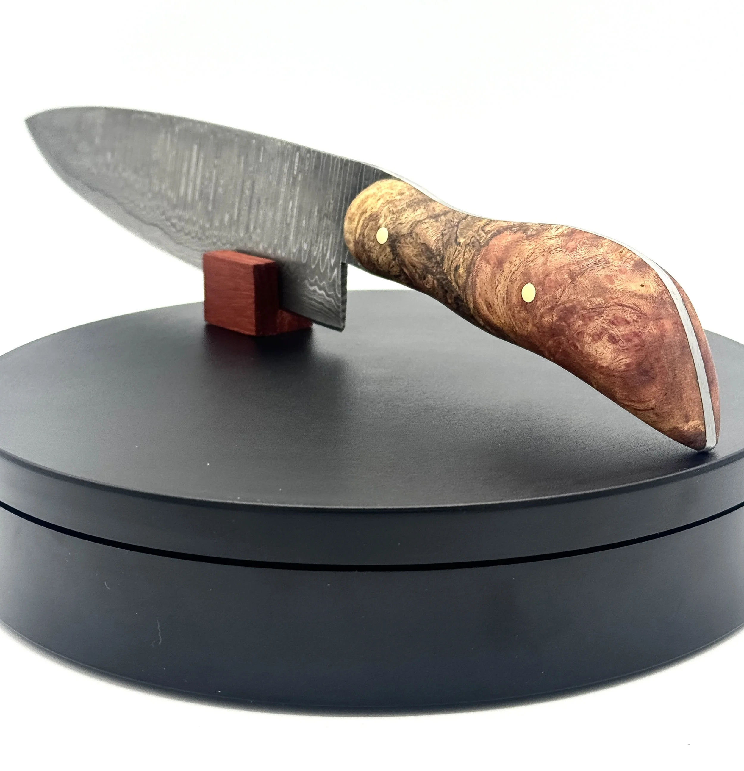 Damascus Steel Chef's Knife with Neem Burl Handle