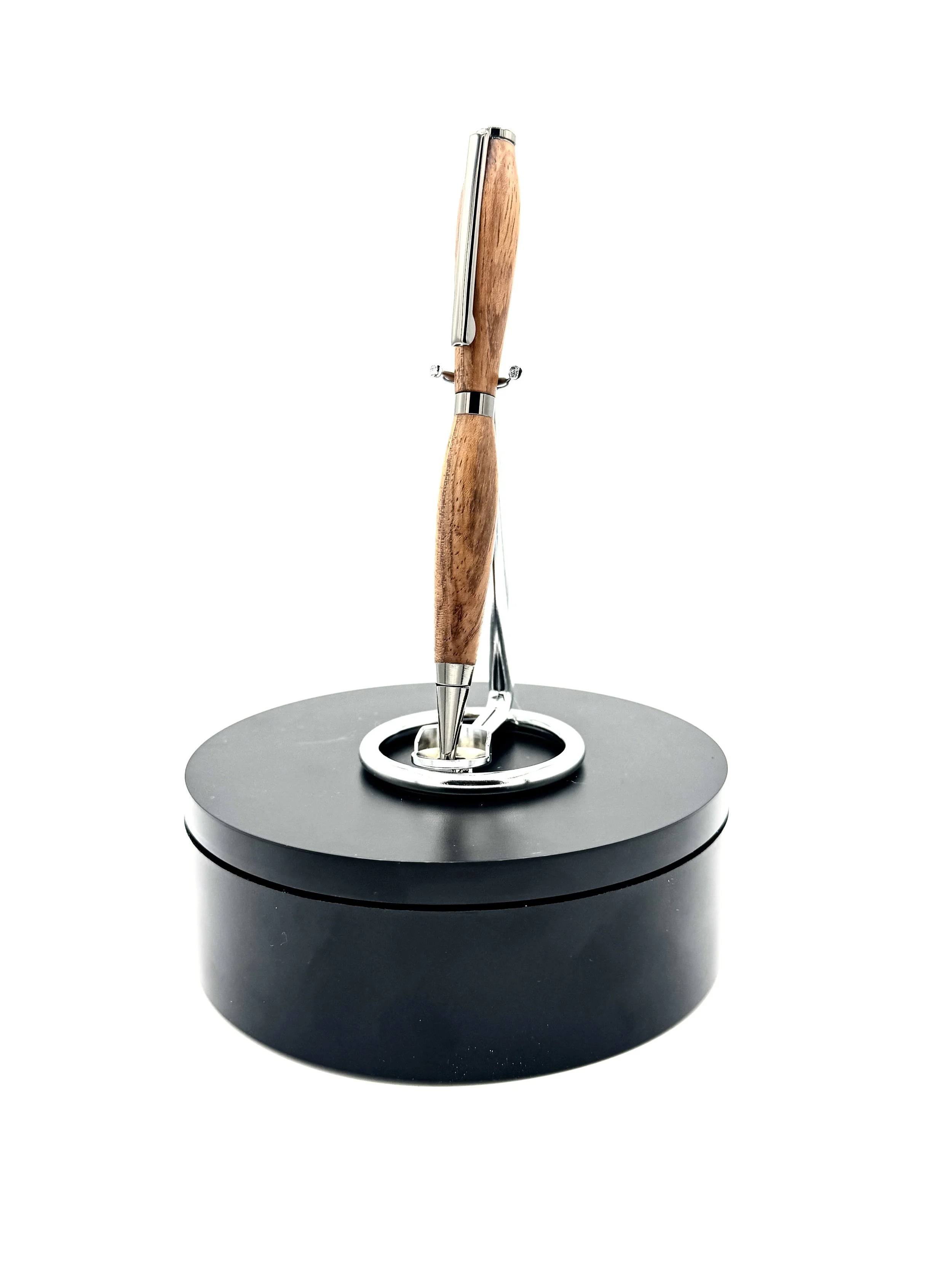 Patagonian Rosewood Luxury Pen with Black Chrome