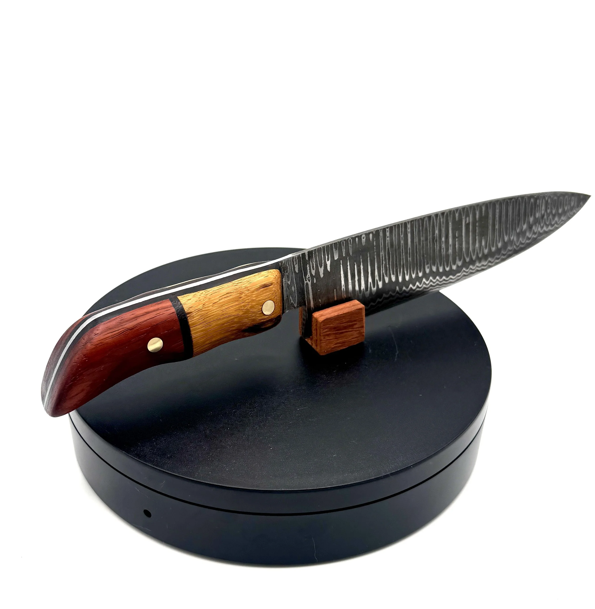 Damascus Steel Chef's Knife with Exotic Wood Handle