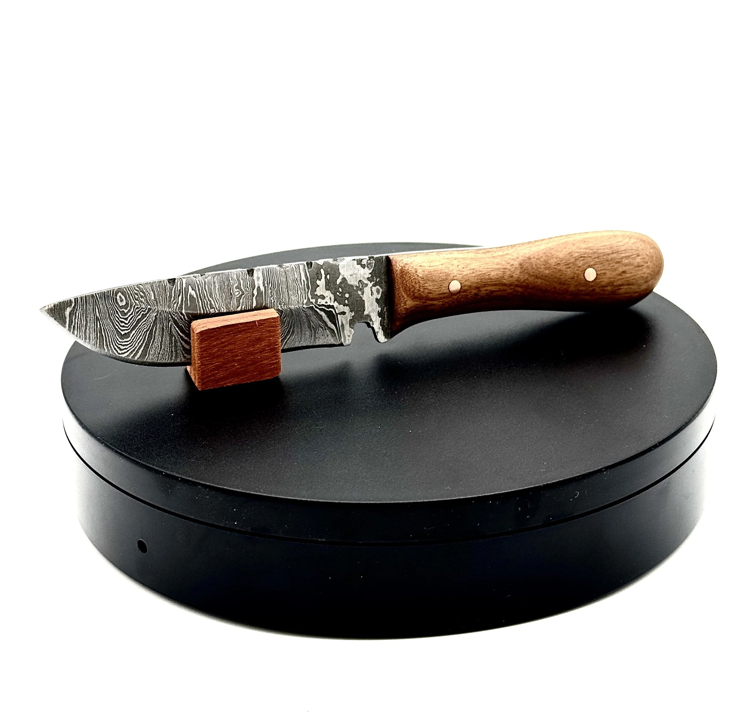 Damascus Steel EDC Knife with Shedua Handle