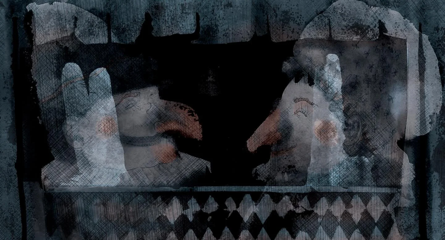 Final responses to a research project around the history of puppetry.

One of my outcomes is displayed in the @alongtheselines26 show in @polyfalmouth until the 27th.

#illustration #puppetry #ink