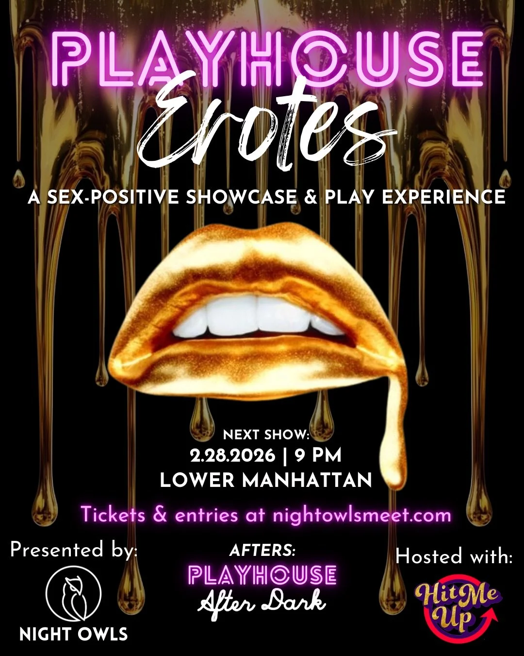 🤍 Welcome to Playhouse: Erotes,&nbsp;where desire multiplies, longing deepens, and pleasure takes many forms.  Inspired by the Erotes, the ancient Greek deities of love and desire, Playhouse: Erotes brings three forces to life:  Eros, the spark of a
