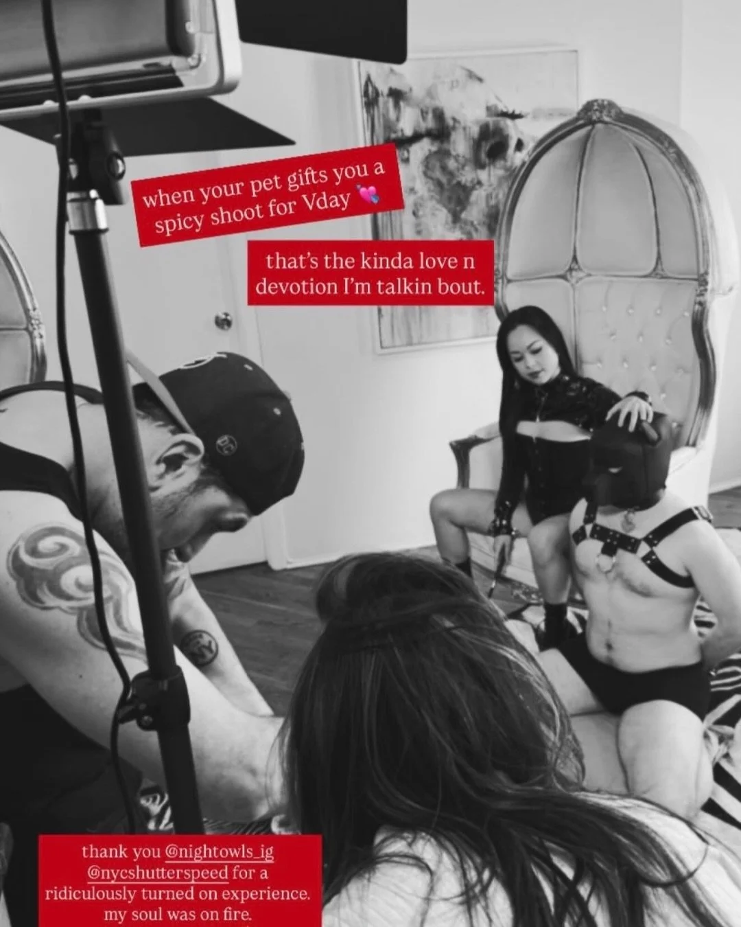 Behind the scenes of our Night Owls Boudoir photo shoots for Valentine&rsquo;s Day. So much fun and hotness! 💘🙏🏽

We&rsquo;ll show some of the photos as we get consent to release them, SO many good moments.

Book your shoot today! Availability lim