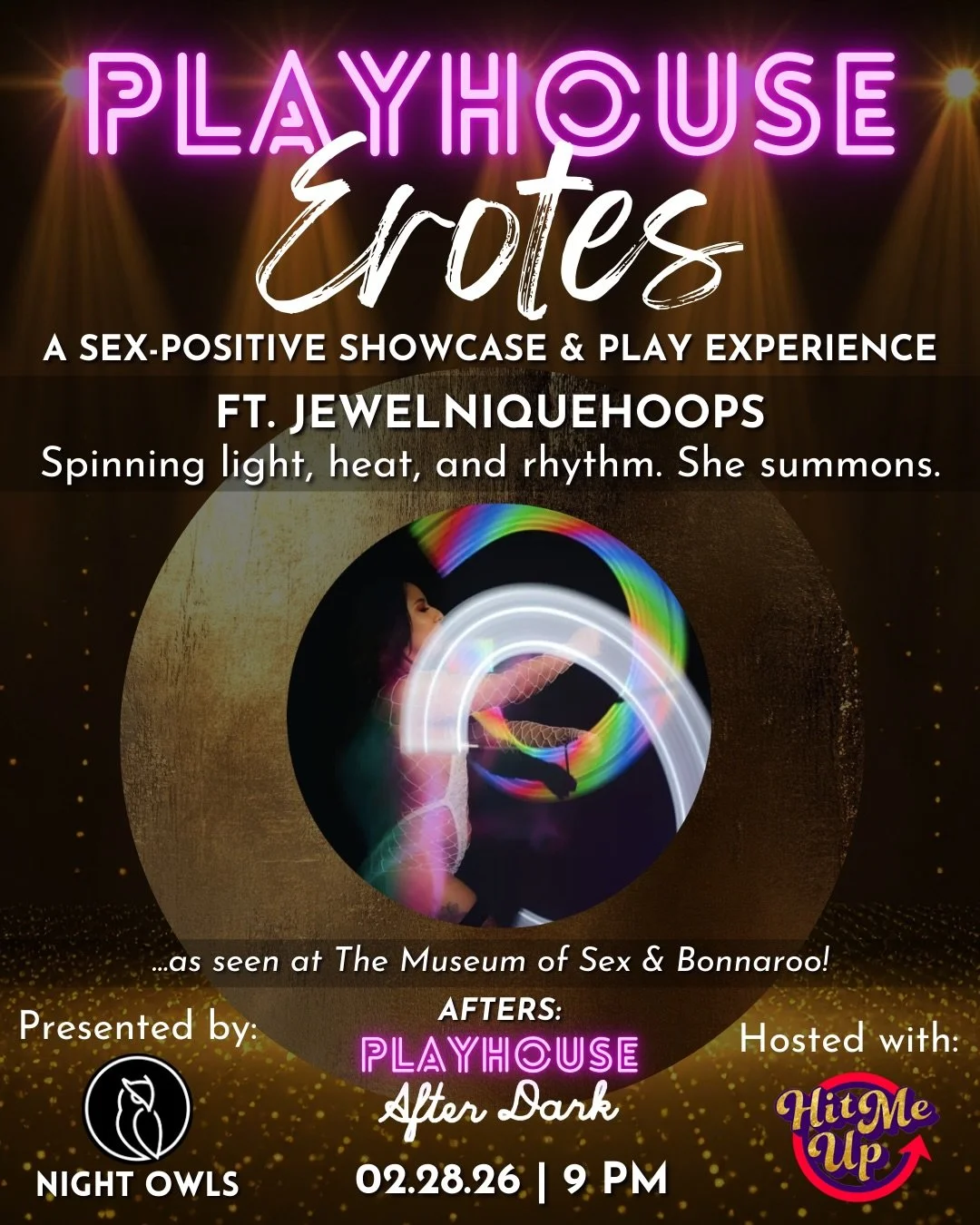 Precision in motion ✨

Step inside&hellip;

Immersive performances and sensual rituals inspired by attraction, hunger, pursuit, and longing

7,000 sq. ft. of multi-sensory space with interactive experiences and multiple rooms to explore

Spacious lou