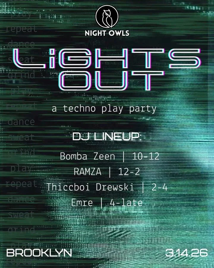 Join us as a Brooklyn loft transforms into a shadowy playground. Pulsing techno. Corners meant for connection. Spaces where dancing melts into intimacy.

🎶 A purpose-built sound system engineered for physical, immersive techno

💃🏻 Open dance floor