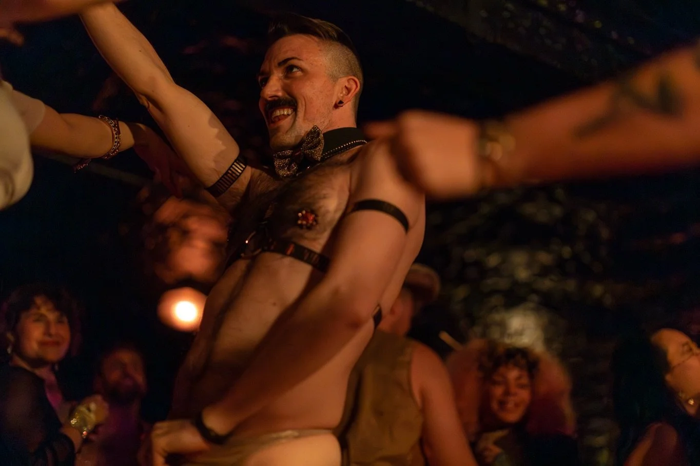 Hearts still thumping from the incredible @mr.jackbarrow lighting up Playhouse: Erotes!

He brought the energy, had the crowd fully engaged, and had us in an all-out dance party right before Playhouse: After Dark opened at midnight! Shout out to DJ @