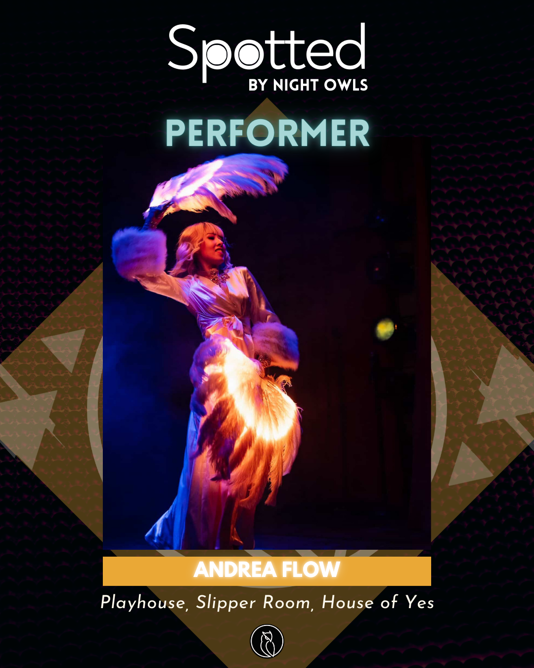 Spotted: Andrea Flow (Performer)