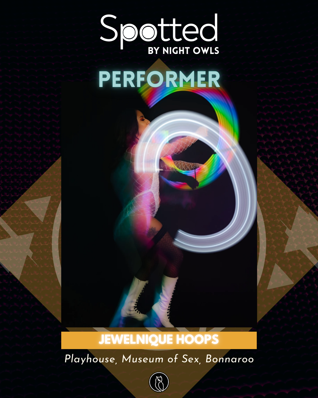 Spotted: Jewelnique Hoops (Performer)