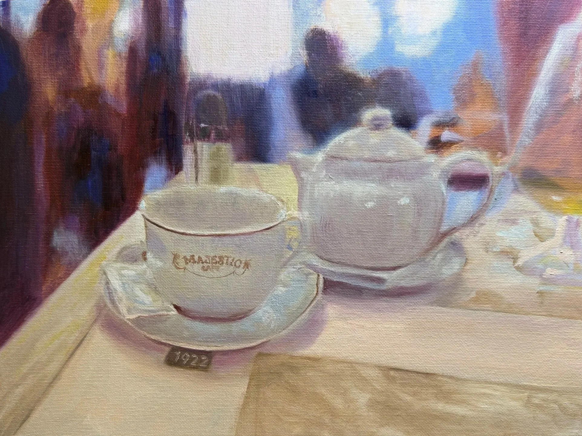 Majestic Cafe 2026 - Oil on canvas