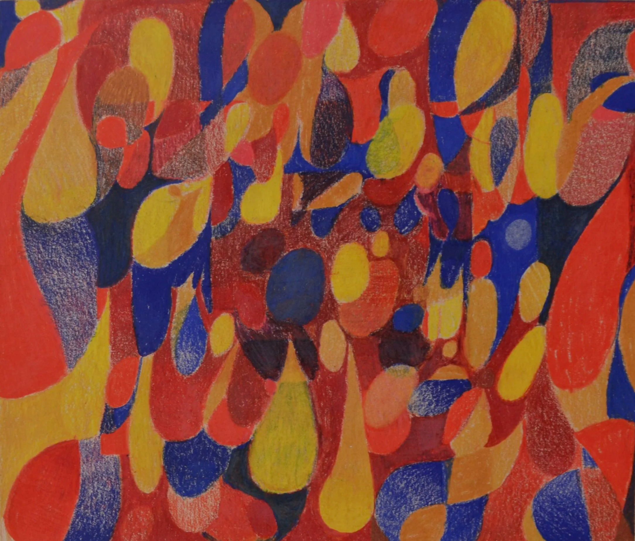   refusal to justify , 2025,  colored pencil on paper, 8.5 × 11". 