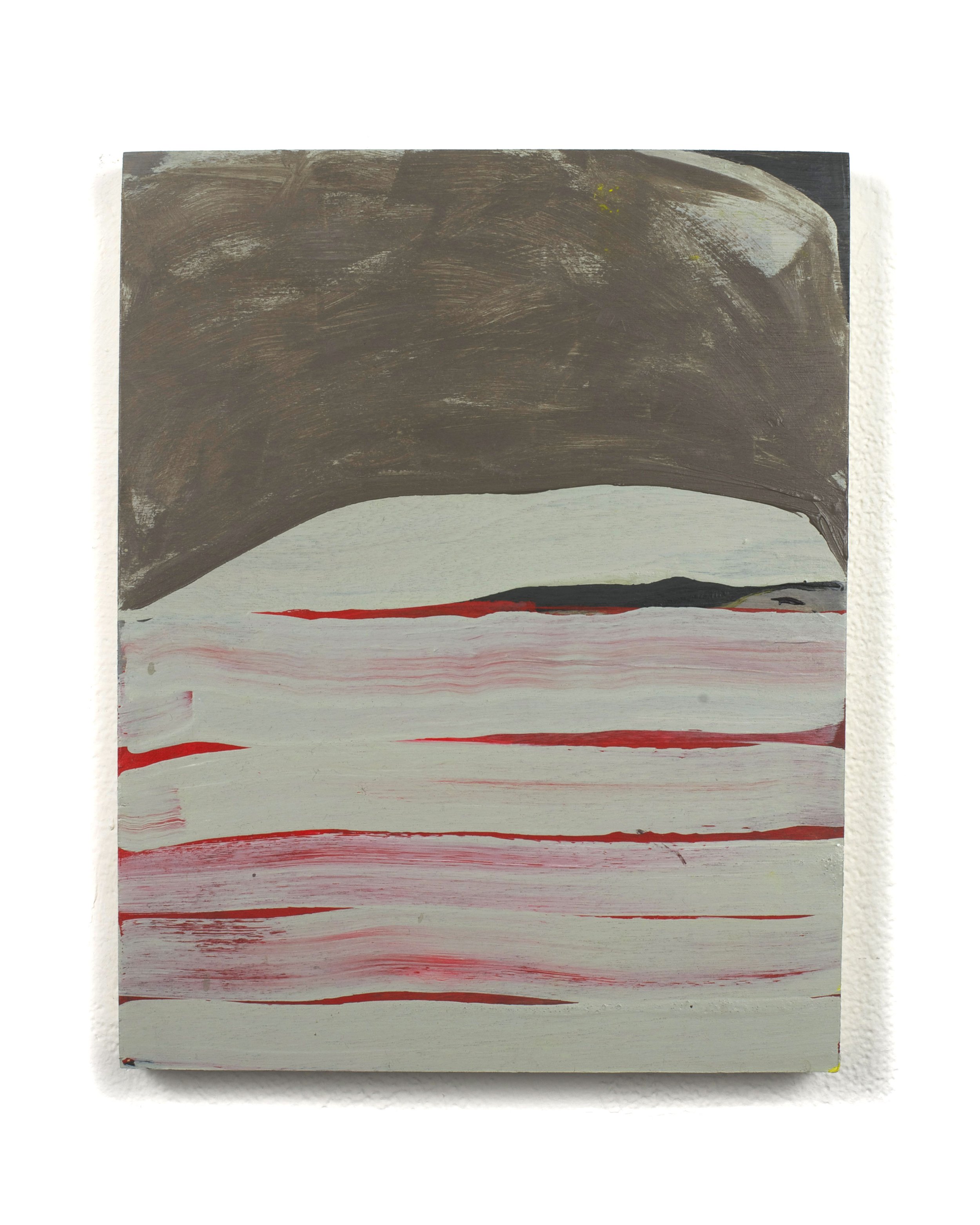   Mavais Sang , 2016, , acrylic on panel, 10 × 8". 