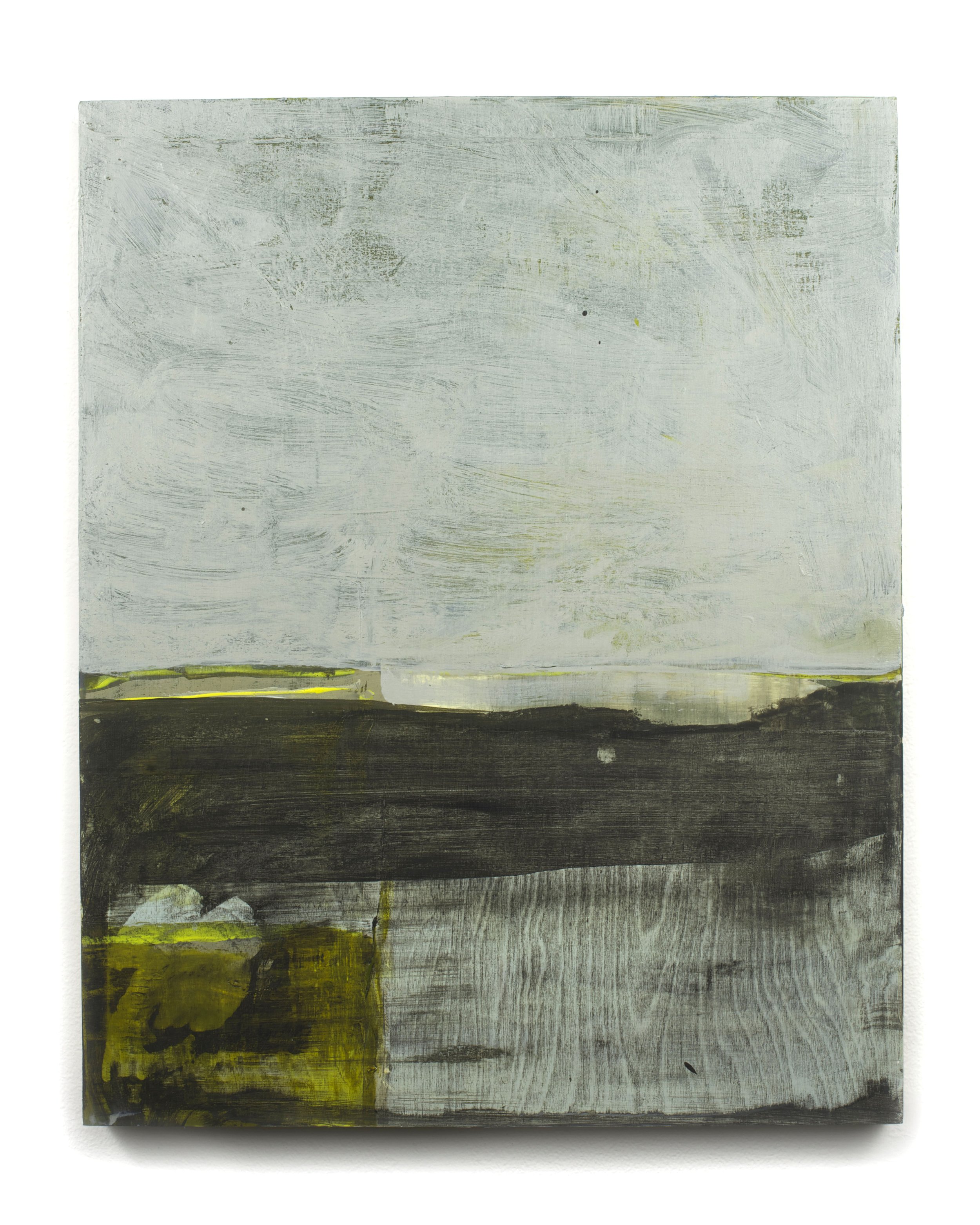   Unearth , 2016,  acrylic on panel, 20 × 16"