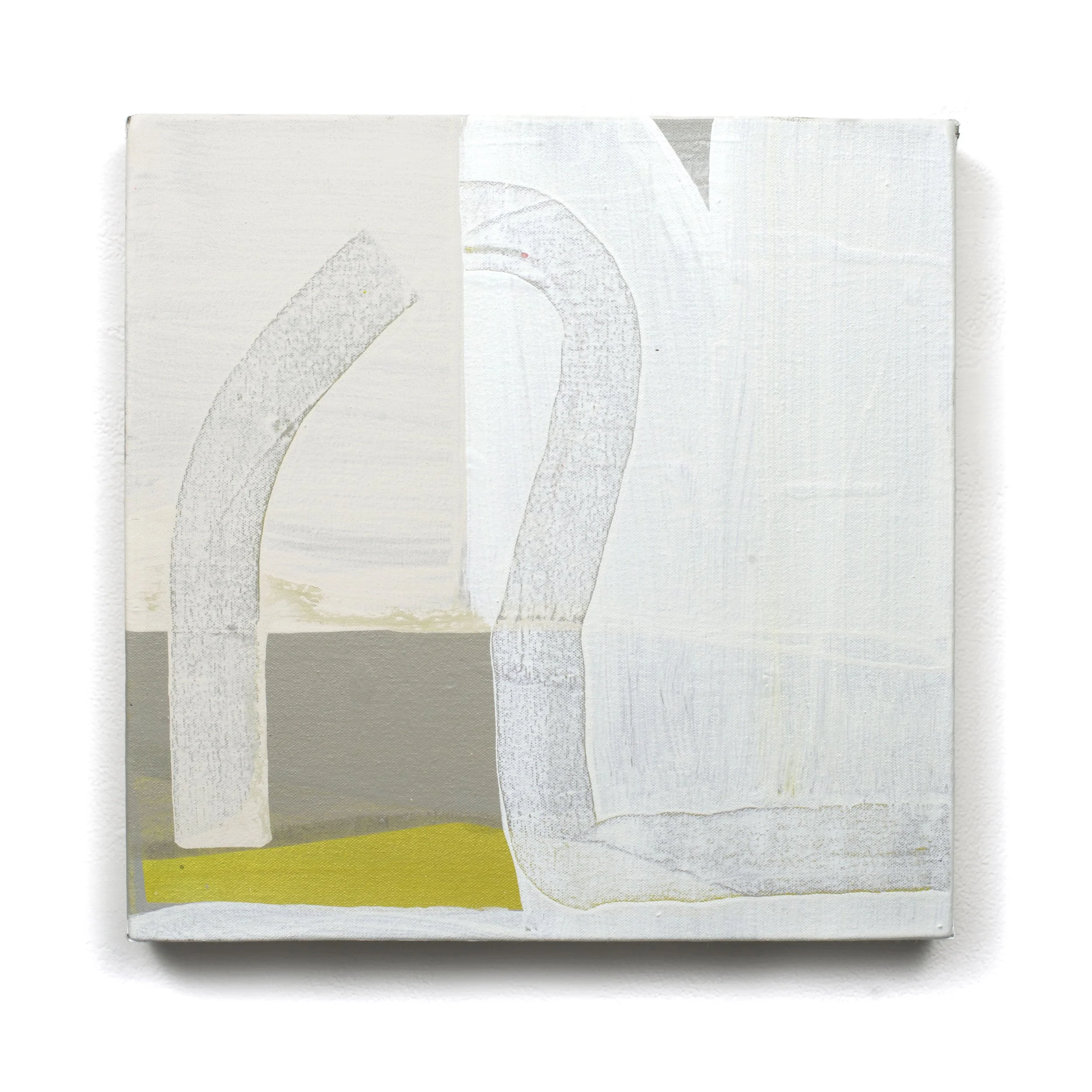   Snake , 2017, , acrylic and latex on canvas, 20 × 21".