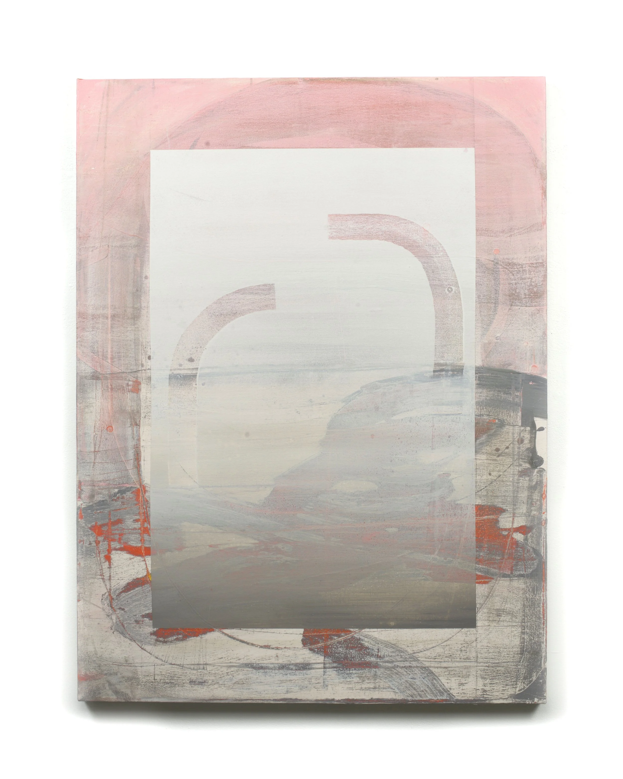   Get Well Soon , 2017,  acrylic and latex on canvas, 30 × 20".