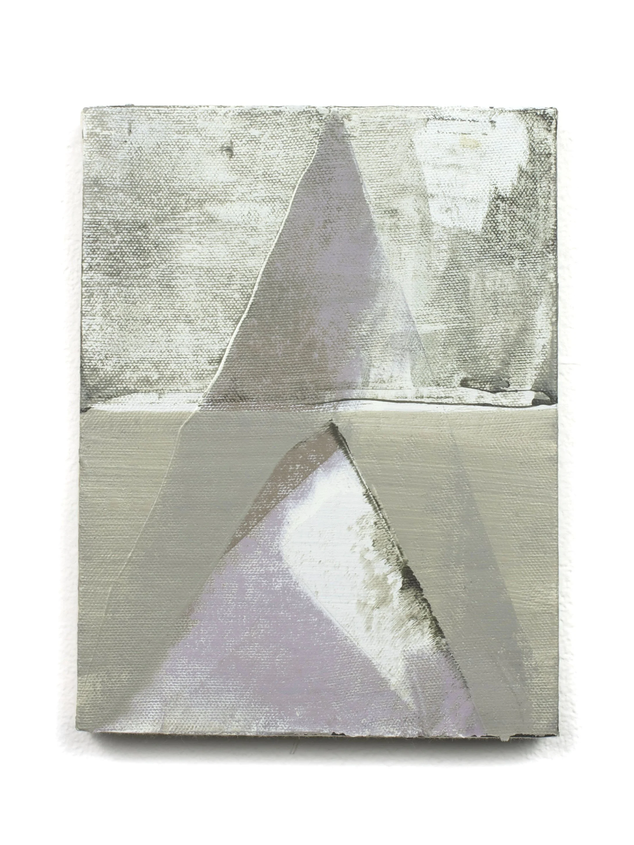   Arrowhead , 2016,  acrylic on canvas, 8 × 6".