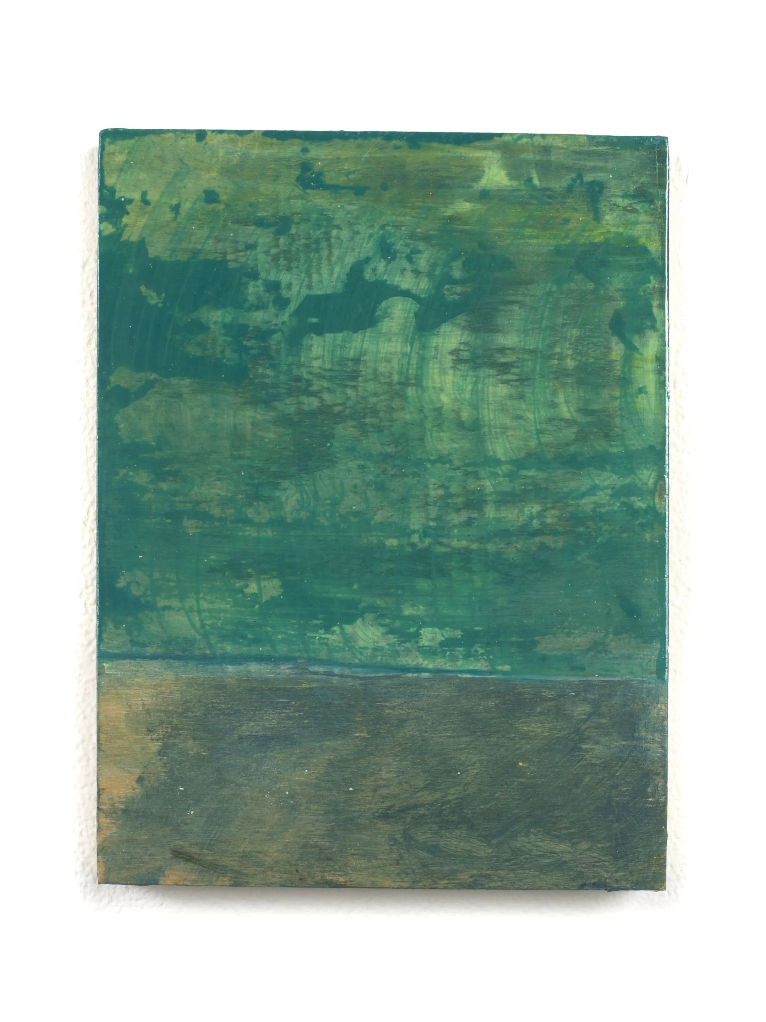   episode16 , 2016,  acrylic and shellac on panel, 8 × 6".