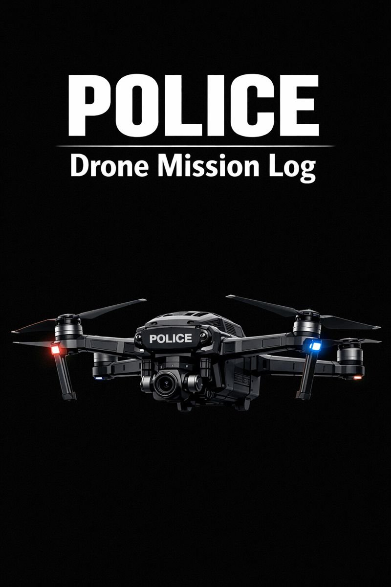 Law Enforcement Drone Mission Logbook
Operational documentation for law enforcement UAS missions

This Law Enforcement Drone Mission Logbook is designed specifically for law enforcement agencies operating unmanned aircraft systems (UAS) in public saf