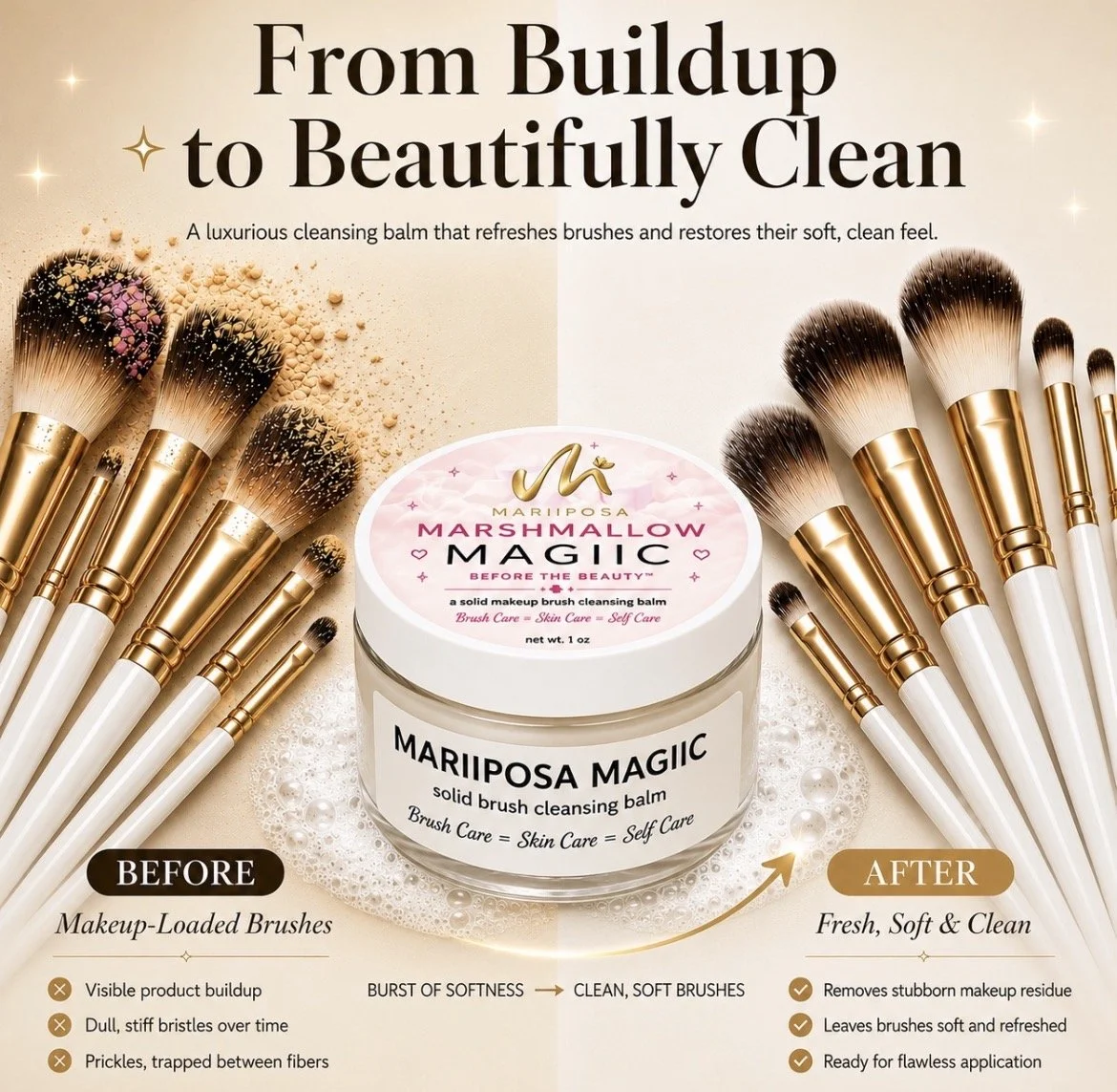 MAGIIC™ 01: Luxury Brush Cleansing Balm (1 oz)