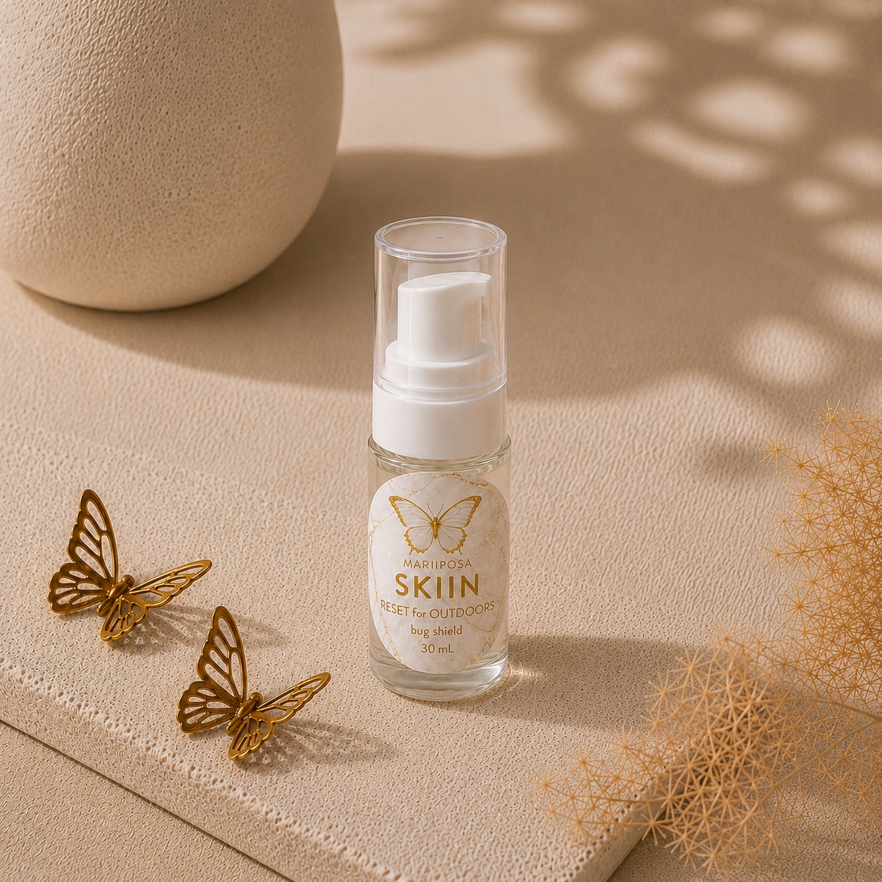 5. SKIIN™ Bug Shield is an outdoor RESET ritual designed for golden hours, warm evenings, beach days, patios, and open air moments.  