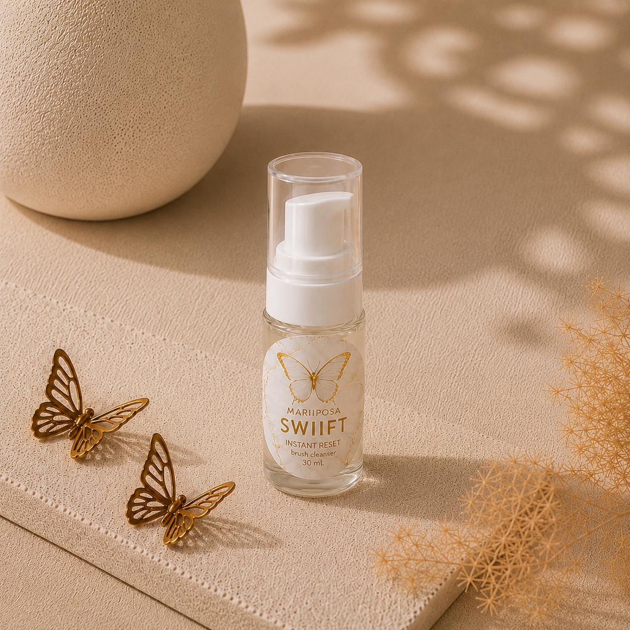 SWIIIFT™ is the instant RESET ritual for tools.  A fast airy foaming cleanser designed for quick refreshes between deep cleans. 

* Best paired with MAGIIC (conditioning cleanse)
