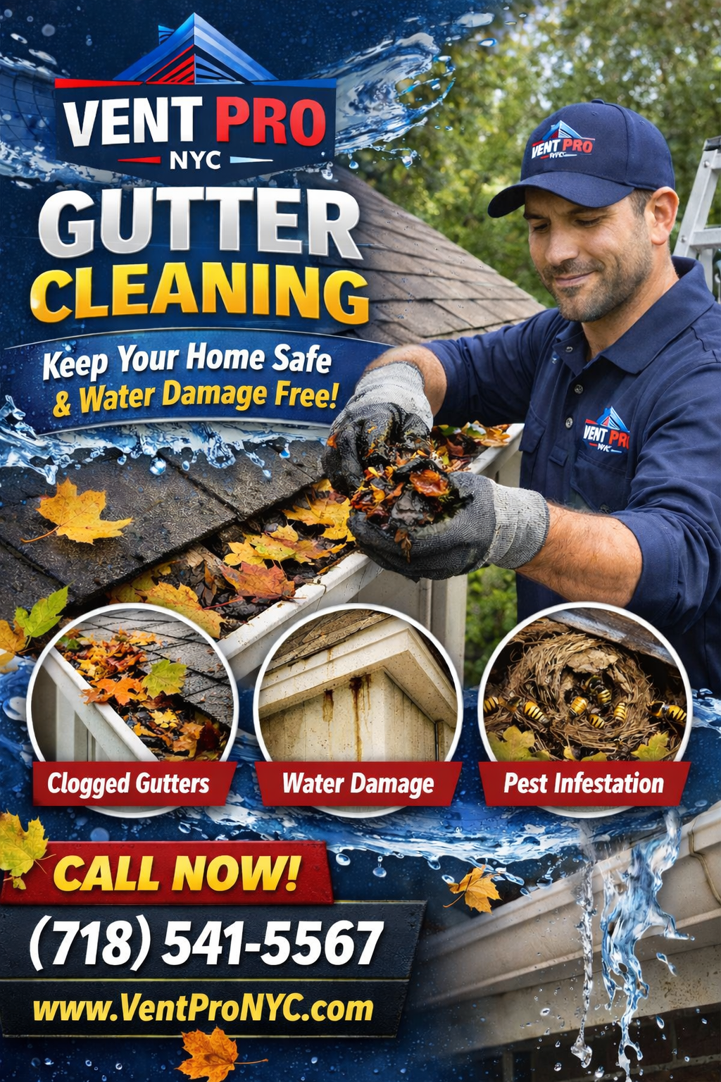 Gutter Cleaning Service (Call for Pricing)