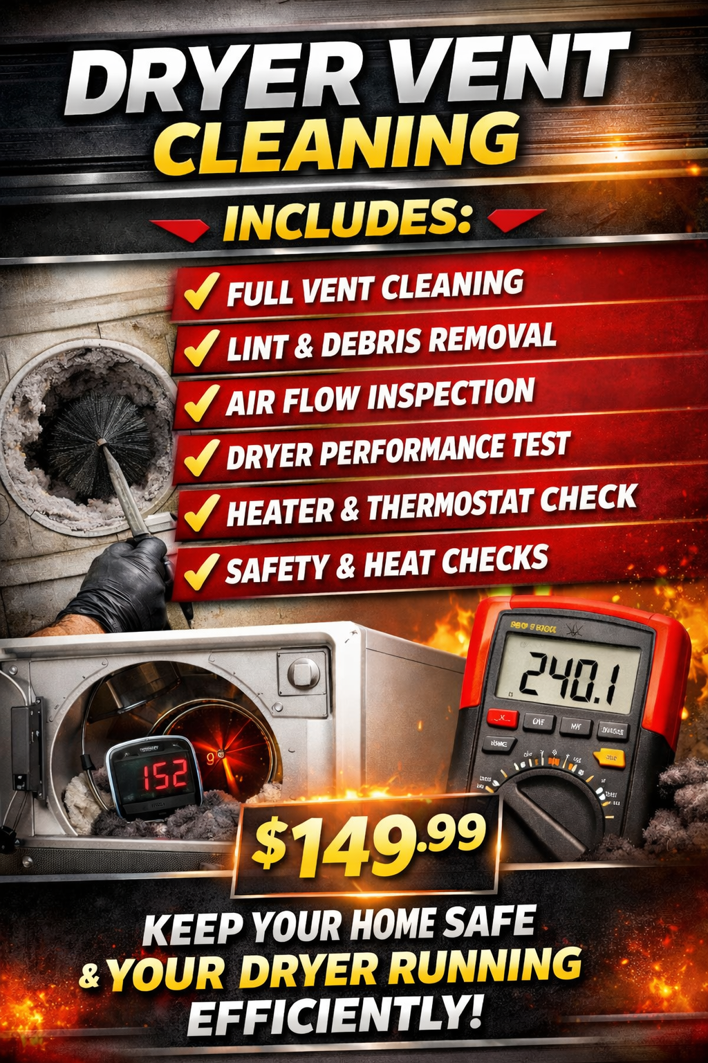 The Basic-Dryer Vent Cleaning