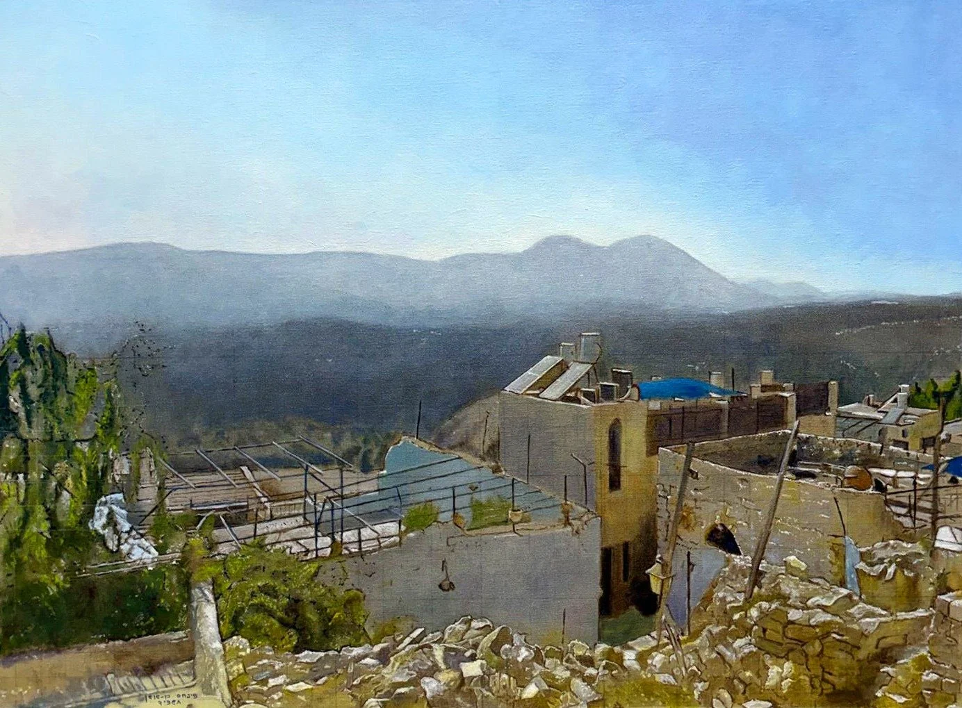 Meron overlooking Tzfat